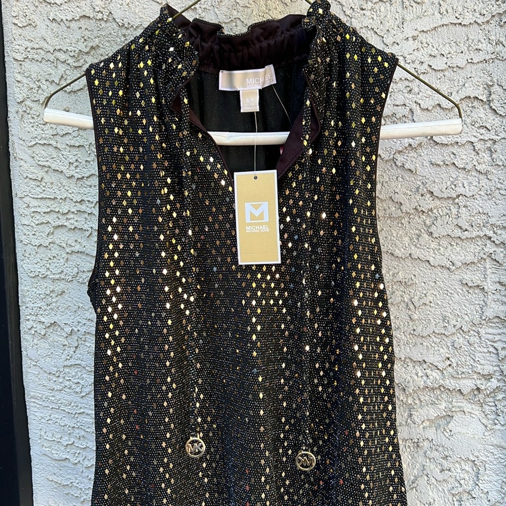 Michael Kors NWT sequin tank top size small